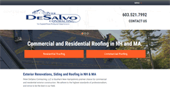 Desktop Screenshot of desalvocontracting.com