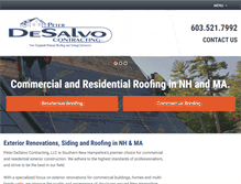 Tablet Screenshot of desalvocontracting.com